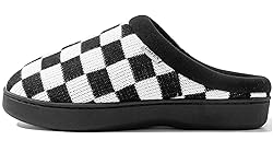 UBFEN Mens Slippers for Indoor Bedroom Memory Foam