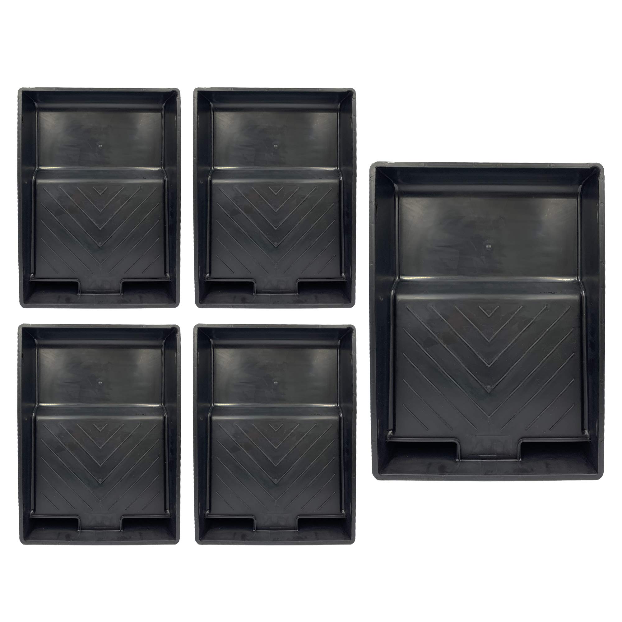 Plastic Paint Tray 9" Painting Tray Durable Decorating Roller Trays 9 Inch Wide - Pack of 5