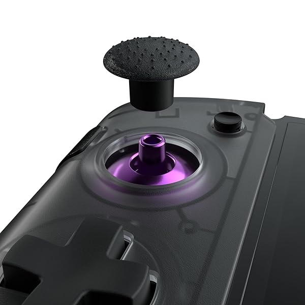 CRKD NITRO DECK+ WITH HDMI ADAPTER – HANDHELD PRO CONTROLLER FOR NINTENDO SWITCH & OLED MODEL – TV DOCKABLE – PROGRAMMABLE SIDEKICKS & BACK BUTTONS – TRUE COLLECTION SYSTEM (CLEAR BLACK EDITION)
