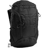 Eberlestock Little Trick Pack - Expandable EDC Backpack, Black | Low-Profile, Hidden Magnetic Closure CCW Pocket &amp; Expandable Scabbard, Dual Interior Sleeves, for Travel, Office, Outdoors