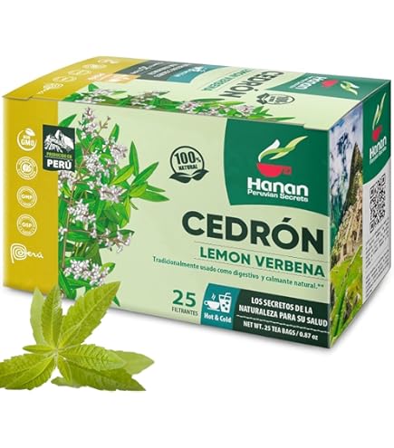 Amazon.com : Hanan Peruvian Secrets Lemon Verbena Tea (Cedron