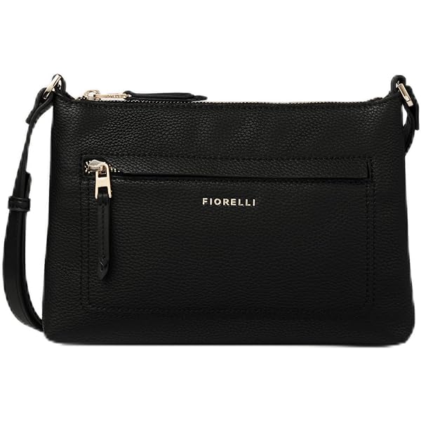 Fiorelli Bolso Cruzado Eden Para Mujer, Elegante Bolso Con Correa Ajustable Y Bolsillos, Negro, Tamaño único