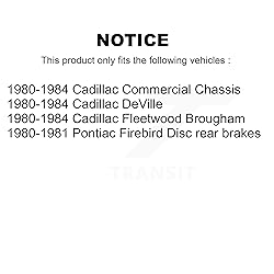 CMX Front Rear Ceramic Brake Pads Kit Replacement