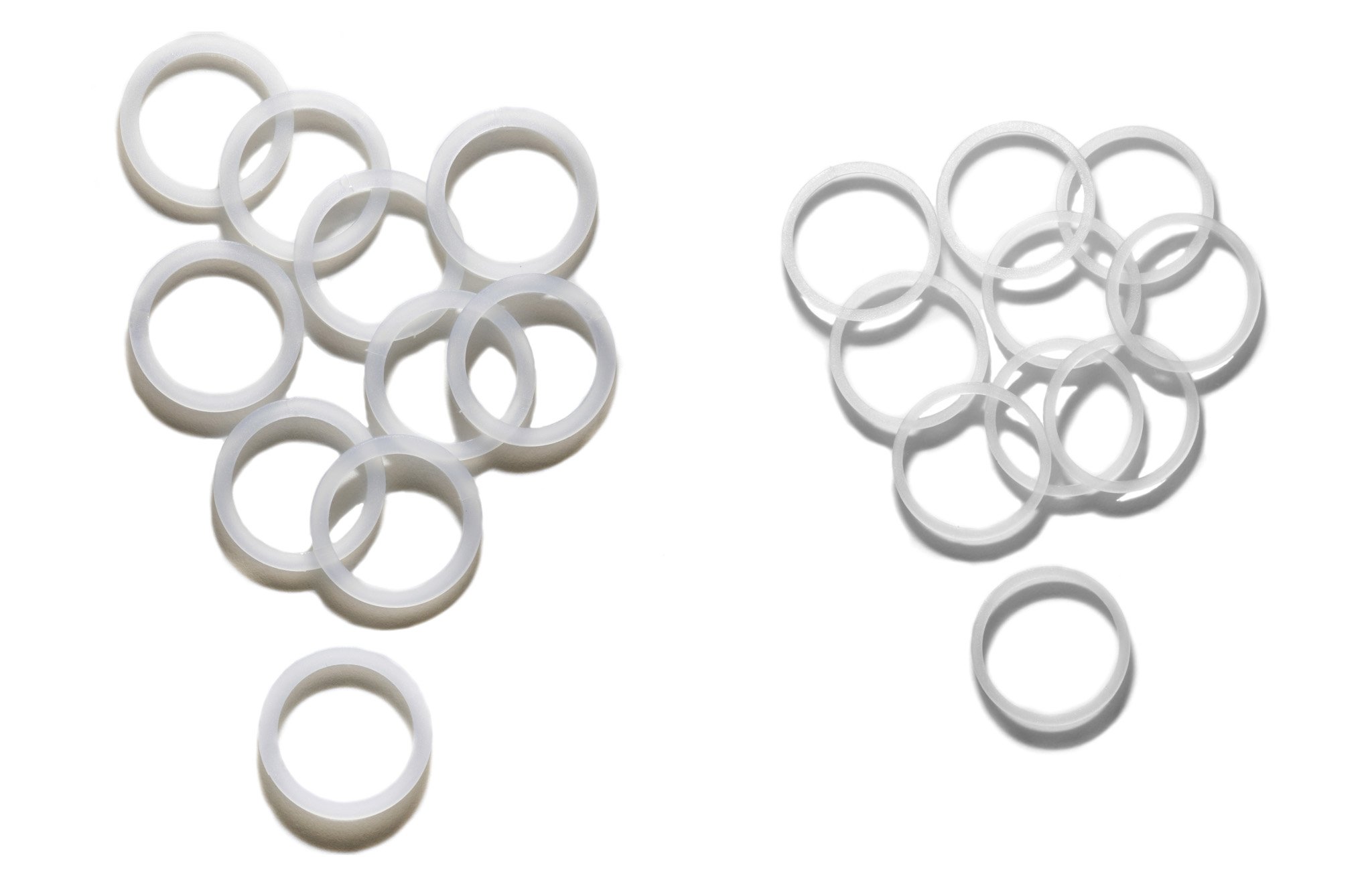 Northern DIY Nylon Washers for Door Handles - 2 Sizes (Pack of 20)