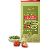 Lindt Tokyo Style Matcha Strawberry White Chocolate Candy Bar, 5.1 oz.