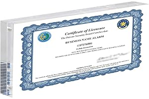 CY craft Acrylic Business License Frame for 4x9 Business License Certificate Desk/Table Top Display,Clear Panoramic Photograph Picture Frame(Full Frame 4x10 Inch),Pack of 1