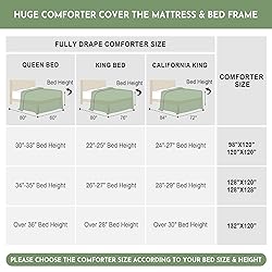 HOMBYS Oversized King Comforter 120x98, Lightweight