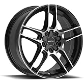 Motiv 434MB 19x8.5 5x4.5"/5x120 +40mm Black/Machined Wheel Rim 19" Inch