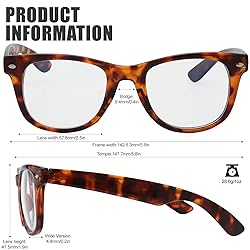 The Fresh Blue Light Blocking Glasses Square Horn