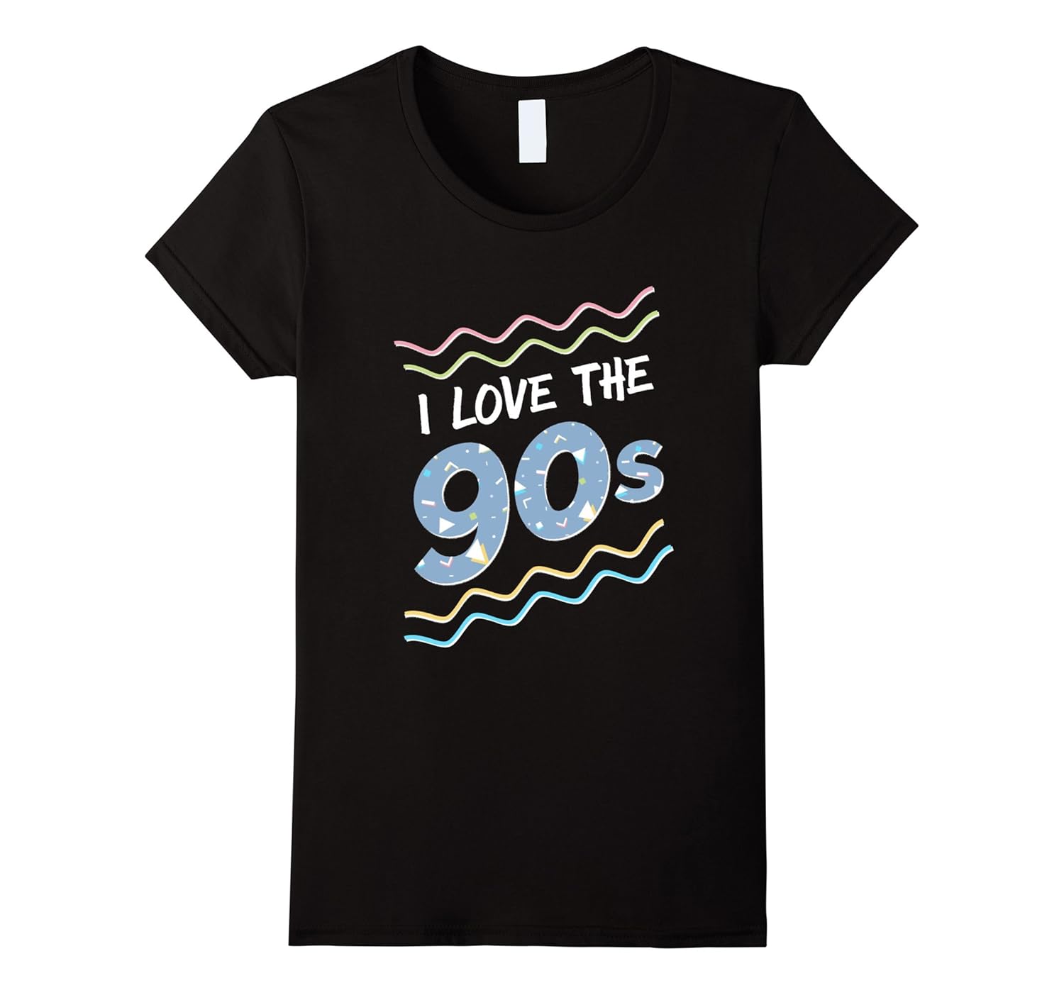 I Love the 90s Shirt, Retro Colorful TShirt