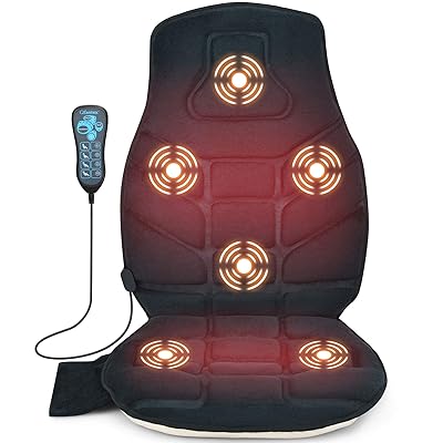 Giantex Memory Foam Massage Seat Cushion with Heat, Taiwan