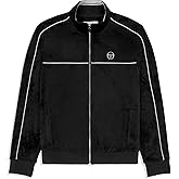 Sergio Tacchini Lioni Velour Track Jacket- Black Beauty