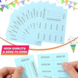 Kosiz 1000 Sheet 10 Bid Raffle Tickets Chinese