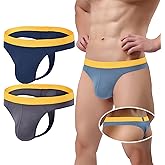 ZONBAILON Mens Thong Underwear Sexy Man G-String Butt-Flaunting Tongs Undie T-Back Underwears