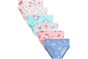 Sladatona Little Girls Soft Cotton Underwear Bring Cool Breathable Comfort Panties