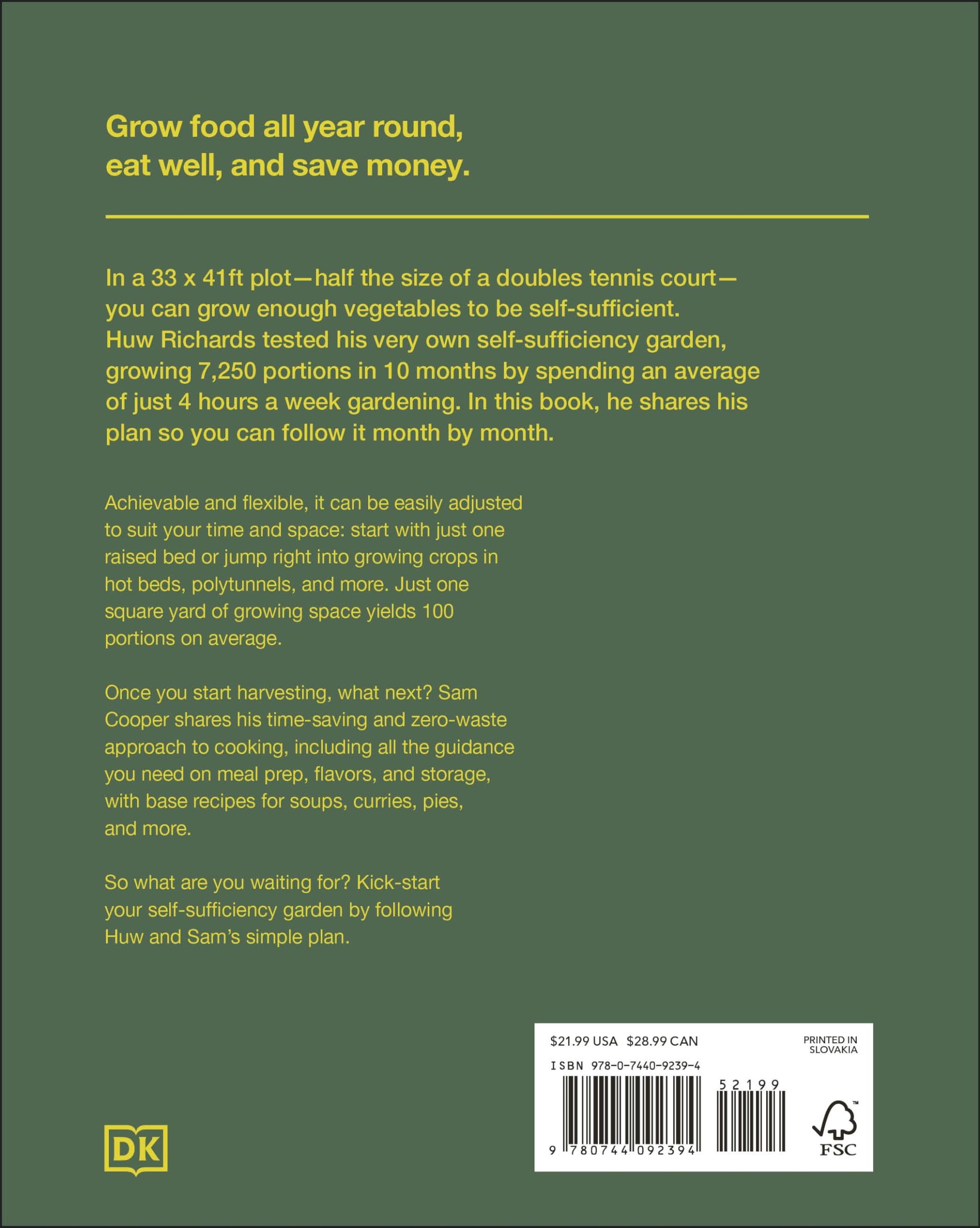 The Self-Sufficiency Garden: Feed Your Family and Save Money: THE #1 SUNDAY TIMES BESTSELLER