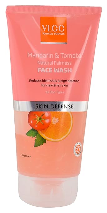 vlcc mandarin & tomato face wash