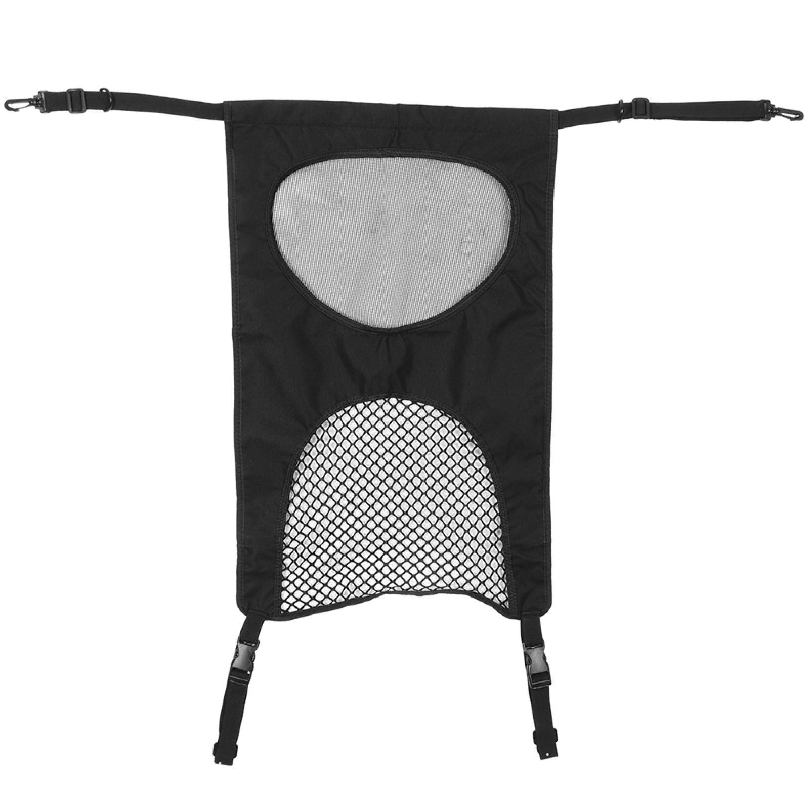 EVTSCAN Dog Car Net Barrier, Pet Barrier with Auto Safety Mesh Organizer Stretchable Storage Bag Universal Travel Dog Fence for Safe Driving