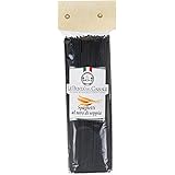 Premium Black Squid Ink Artisanal Spaghetti Pasta - 500g (1.1 lb) | Imported From Italy, Three Ingredients - The Finest Durum