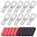 iGreely 10pcs 6 Guage 5/16" Wire Lugs Ring Terminal