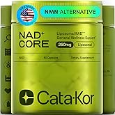 Cata-Kor NMN Supplement Alternative – Liposomal NAD+ Supplement – Third-Party Tested – NAD CORE – 30-Day Supply – 60 Capsules