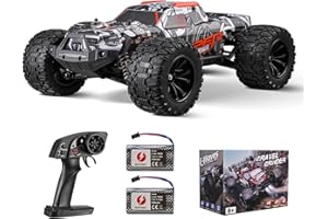 VEVOR Remote Control Car, 1:14 Scale RC for Kids, All Terrain 4WD Off-Road Monster Truck with 45 Wheelie & 2 Batteries, 38 km/h High Speed Hobby Racing - Ideal Gift for 8+ Years Kids