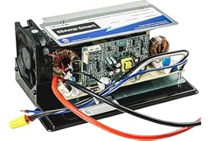 WAVLINK 55 Amp RV Power Converter, 120V AC to 12V DC Battery Charger with 3 Smart Charging Modes, 13V-16.5V Adjustable Operating Range, Multi-Stage Charging Assembly for Lithium/Lead Acid Batteries