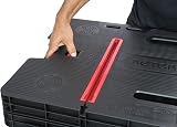 Keter Folding Work Table Black 85x55x75.5cm Heavy Duty DIY Workbench view 7