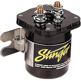Stinger SGP32 High-Current 200A Car Audio Dual Battery Isolator &amp; Relay | Universal compatibility, 100k mechanical cycle life, water-resistant design for marine or powersports stereos &amp; accessories