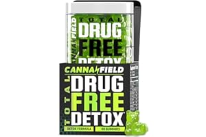 CANNA FIELD Full Body Cleanse Detox Gummies, Liver, Gut Cleanse Detox & Repair with Milk Thistle, Rapid and Effective Digestive Health Supplement, Plant Based Detox Support Complex