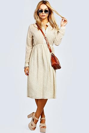 women's midi shirt dress uk