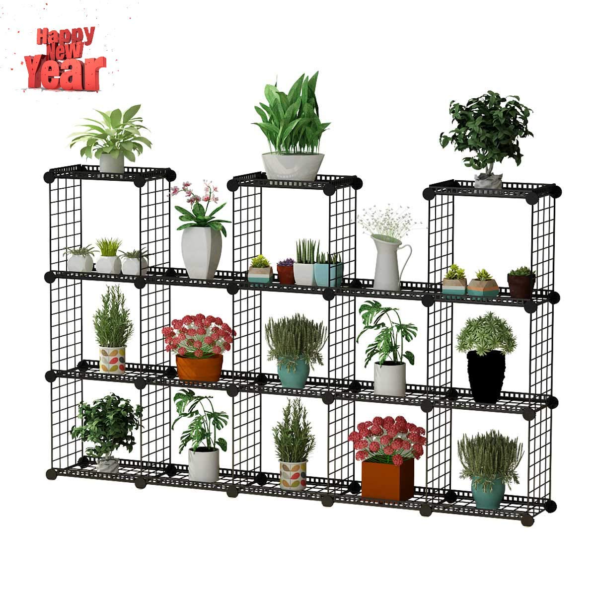 JYYG Portable Plant Stands Custom Shaped Succulents Pot Shelf Standing