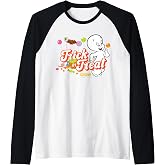 Casper the Friendly Ghost Halloween Raglan Baseball Tee