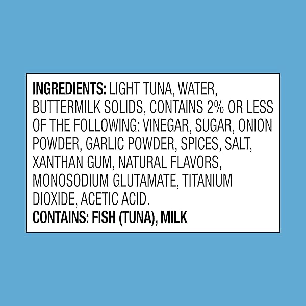 STARKIST TUNA CREATIONS RANCH POUCH (2.6 OZ – 1 PACK) WILD CAUGHT, HIGH PROTEIN SHELF STABLE SEAFOOD, GLUTEN FREE, SOY FREE, NO DRAINING, READY TO EAT FOR SALADS AND SANDWICHES