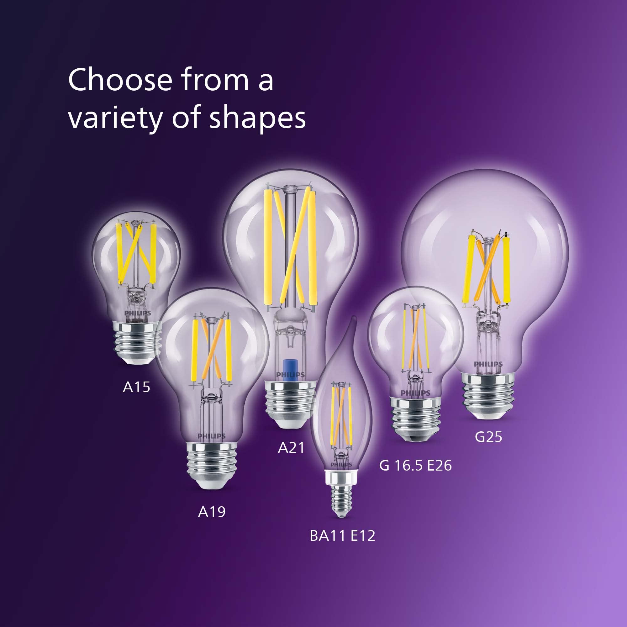 PHILIPS LED Flicker-Free Clear Dimmable A21 Light Bulb - EyeComfort Technology - 1600 Lumen – Soft White (2700K) – 13.5W=100W - E26 Base - Title 20 Certified - Ultra Definition - Indoor - 2-Pack
