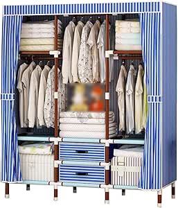 HMEIGUI Armario portátil Sistemas de organización de Almacenamiento de