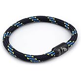 WIND PASSION - Paracord Bracelet for Men & Women | Nautical Bracelet Inspired by Sailor Sea Apparel | Handmade with Braided Rope and Magnetic Clasp | For Men and Women looking for a Sports, Athletic or Surf Style | Waterproof Resistant |