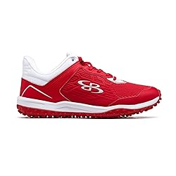 Boombah Viper Pro Men's Turf Red/White - Size 10.5