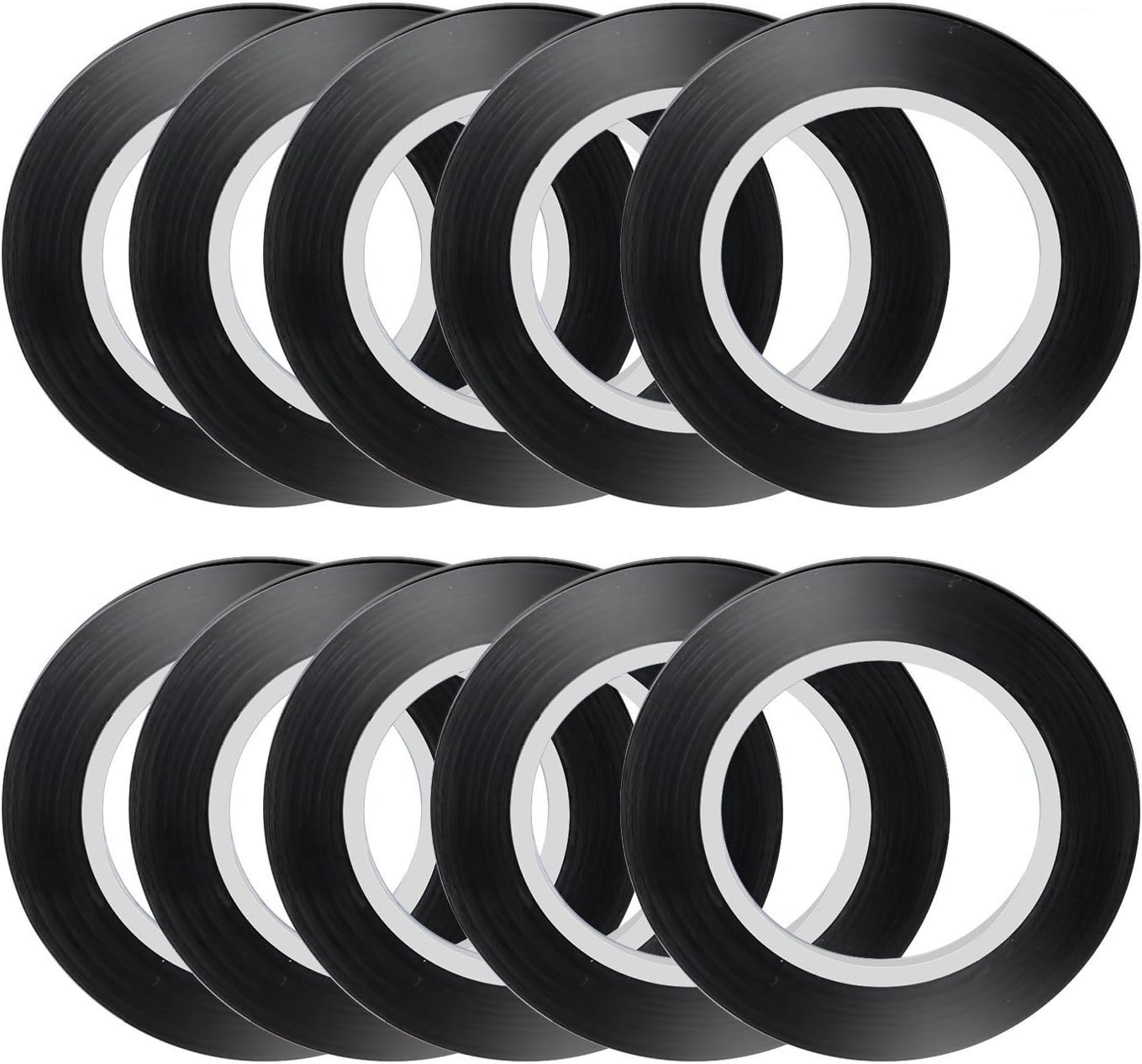 Aiex Whiteboard Band Markierungsband Tafel Tabelle Band Grafisches Diagramm Band Schwarzes Klebeband Kunstband Gittermarkierungsbander 10 Stucke Breite 3mm Amazon De Kuche Haushalt