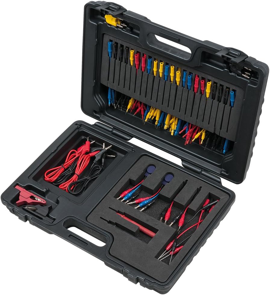 KS Tools 150.0950 12/24V Master diagnostic test and measurement lead set, 92 pcs, Green,red, SIZE - Image 4