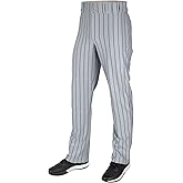 Champro Mens Triple Crown 2.0 Open Bottom Baseball Pants with Pinstripes