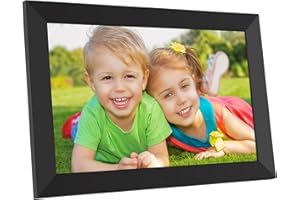 ROENLLCE Digital Picture Frame 10.1 Inch WiFi Digital Photo Frame Electronic Picture Frame Slideshow, Built-in 16GB Storage, Wall-Mounted, Easy to Upload Photo and Video Instantly via Uhale APP