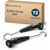 Rockler Sure-Hook 360 Cabinet Door Painting Hangers, 12 Pack, 35mm Fit | Painting Rack Hooks &ndash; 360&deg; Hanging Convenience &ndash; Cabinet Drying Rack &ndash; Fits 35mm Hinges &ndash; 12-Pack Set