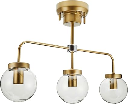 Amazon Air Corno 035 エアコルノ Led シーリングライト スポット 3灯 ガラスセード 球型 アンティークゴールド モダン クラシック スタイル Led 電球 E26 4 8畳 Aircorno035 Aircorno035 エアコルノ Air Corno シーリングライト 通販