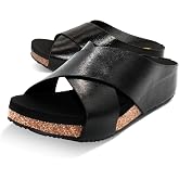 Volatile Ablette Wedge Sandals for Women Featuring Slip-on Crisscross Design with EVA Insole and Rubber Outsole
