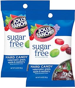 Jolly Rancher Sugar Free Hard Candy, 3.6-Ounce Bags (Pack of 2)