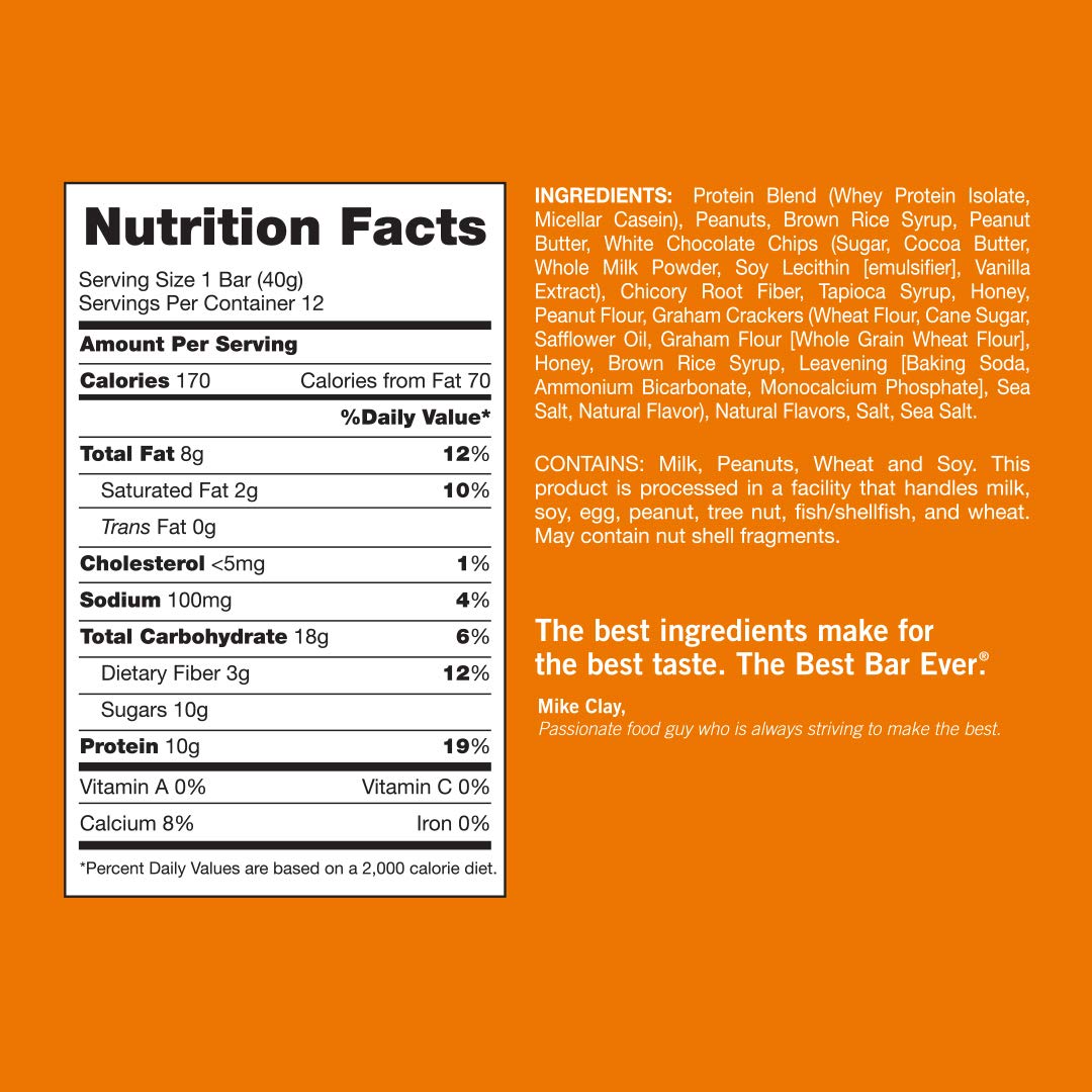 Best Bar Ever Nutrition Facts Runners High Nutrition