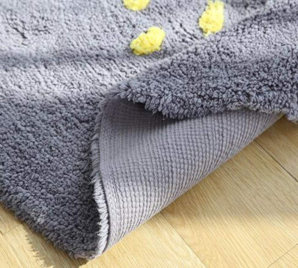 Alfombra Nube Lluvia Algodón Alfombra Redonda Dormitorio Cabello Largo