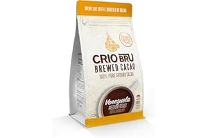 Crio Bru Brewed Cacao Venezuela Medium Roast Coffee Alternative 100 Percent Pure Cacao Beans 99 Caffeine Free 10 Ounce Non Organic