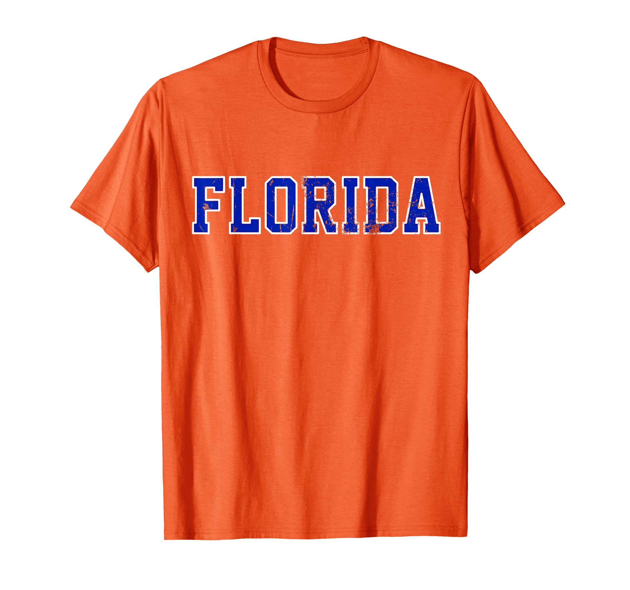 Photo 1 of Vintage Florida Mens Florida Womens Orange Retro Worn FL T-Shirt